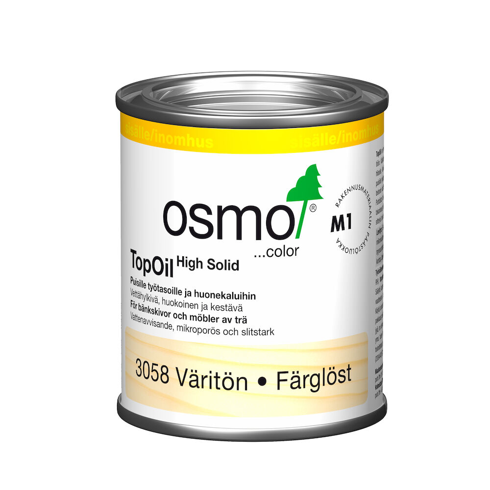 TopOil Osmo Color 3058 Väritön matta 125 ml | STARK verkkokauppa