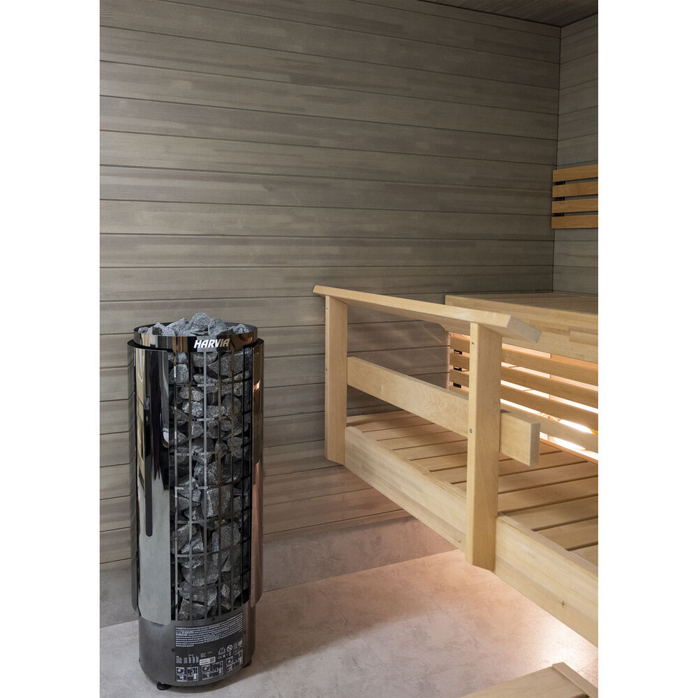 Suojaseinä Harvia Cilindro PC70/PC90 Black Steel | STARK verkkokauppa